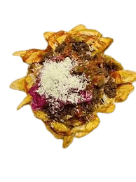 Carne Molida Con Tajadas