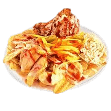 Pollo Con Tajadas